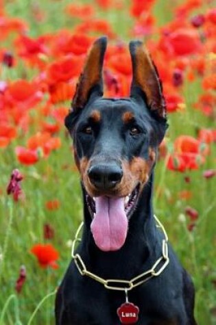 Cover of Happy Doberman Dog Journal