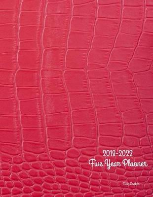 Book cover for 2018 - 2022 Pink Leather Five Year Planner