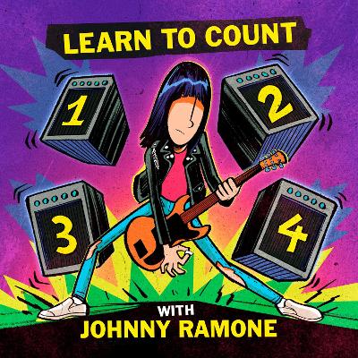 Book cover for Learn to Count 1-2-3-4 with Johnny Ramone
