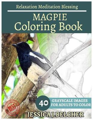 Book cover for Magpie Coloring Book for Adults Relaxation Meditation Blessing