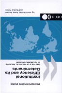 Book cover for Institutional Efficiency and Its Determinants,the Role of Political Factors in Economic Growth