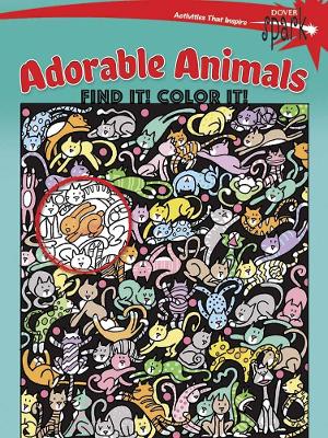 Book cover for Spark Adorable Animals Find it! Color it!
