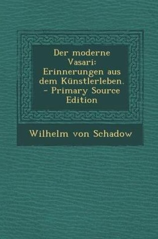 Cover of Der Moderne Vasari