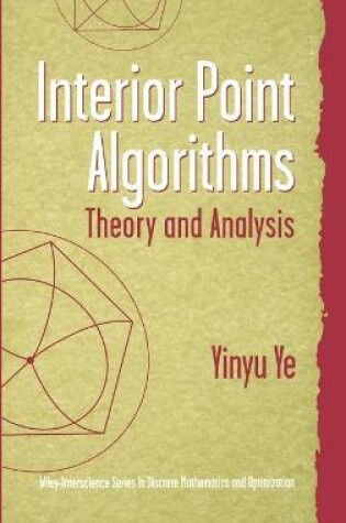 Cover of Interior Point Algorithms