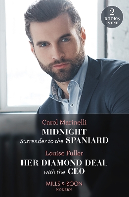 Book cover for Midnight Surrender To The Spaniard / Her Diamond Deal With The Ceo
