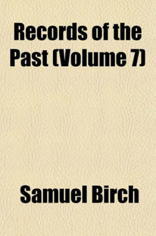 Cover of Records of the Past (Volume 7)