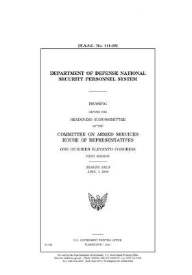 Book cover for Department of Defense National Security Personnel System