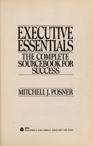 Book cover for Executive Essentials