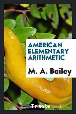 Book cover for American Elementary Arithmetic