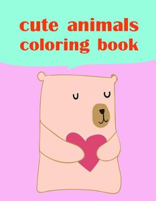 Cover of cute animals coloring book