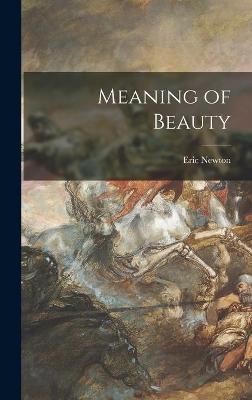 Book cover for Meaning of Beauty