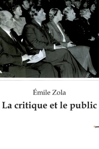 Cover of La critique et le public
