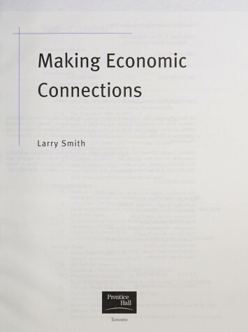 Book cover for Making Economic Connections Cdn