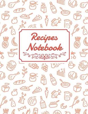 Book cover for Recipes Notebook