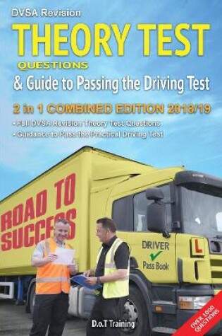 Cover of DVSA revision theory test questions and guide to passing the driving test