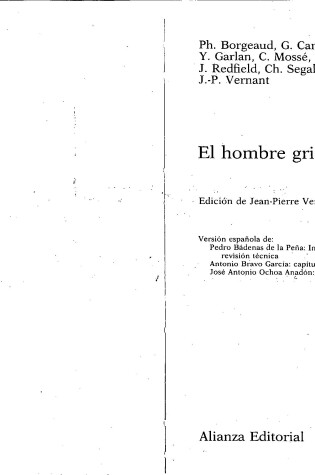 Cover of El Hombre Griego