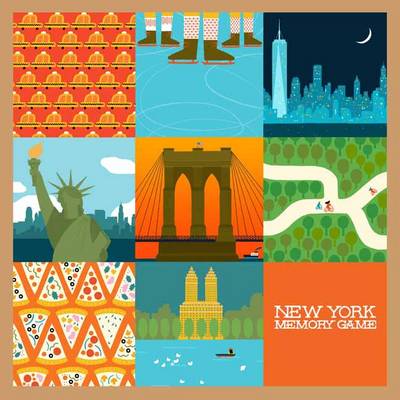 Book cover for New York Memory Game