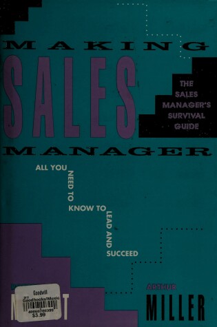 Cover of Making Sales Manager
