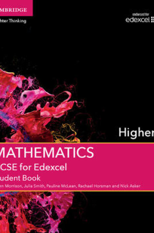 Cover of GCSE Mathematics for Edexcel Higher Student Book
