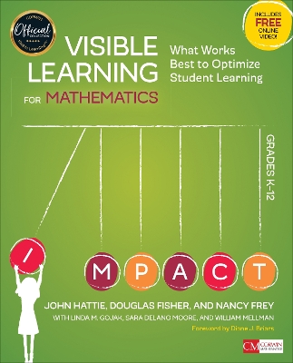 Book cover for Visible Learning for Mathematics, Grades K-12