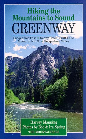 Book cover for Hiking the Mountains to Sound Greenway