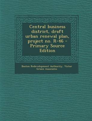 Book cover for Central Business District, Draft Urban Renewal Plan, Project No. R-46