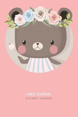 Book cover for Cute Bear Lined Journal