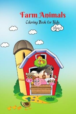 Cover of Farm Animals Coloring Book