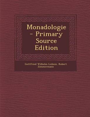 Book cover for Monadologie - Primary Source Edition