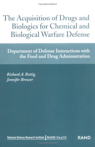 Book cover for The Acquistion of Drugs and Biologics for Chemical and Biological Warfare Defense