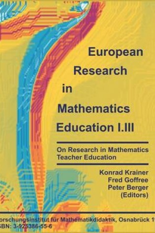 Cover of European Research in Mathematics Education I.III