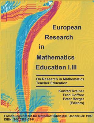 Book cover for European Research in Mathematics Education I.III