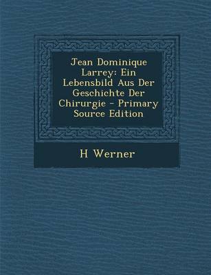 Book cover for Jean Dominique Larrey