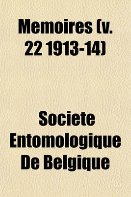 Book cover for Memoires (V. 22 1913-14)