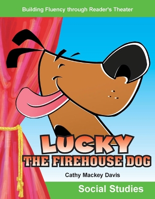 Book cover for Lucky the Firehouse Dog