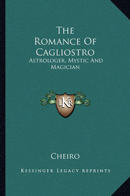 Book cover for The Romance of Cagliostro