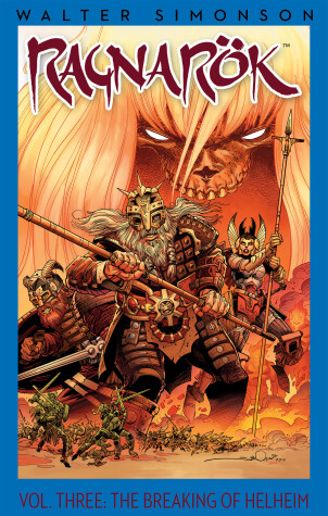 Book cover for Ragnarok, Volume 3: The Breaking of Helheim