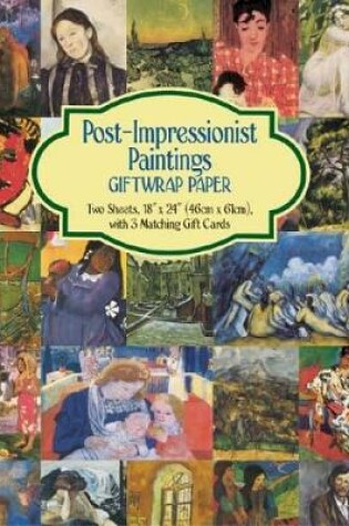 Cover of Post-Impressionist Paintings Giftwrap Paper