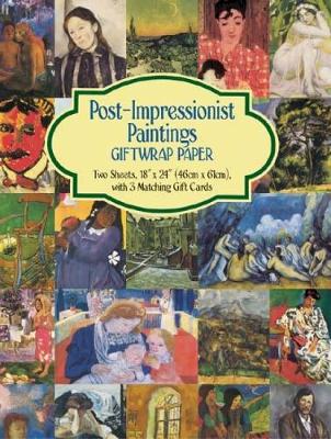 Cover of Post-Impressionist Paintings Giftwrap Paper