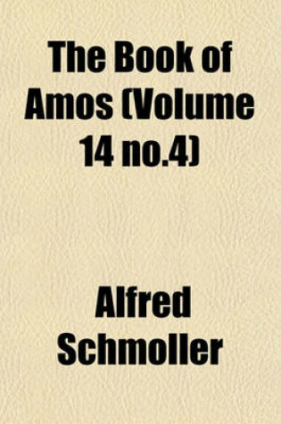 Cover of The Book of Amos (Volume 14 No.4)