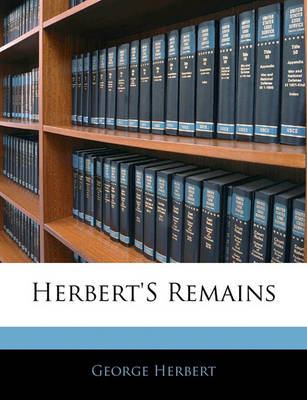 Book cover for Herbert's Remains