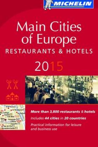 Cover of 2015 Red Guide Europe Main Cities