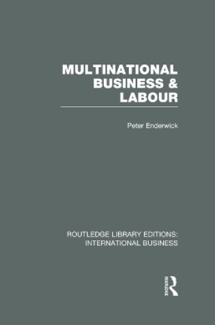 Cover of Multinational Business and Labour (RLE International Business)