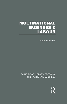 Book cover for Multinational Business and Labour (RLE International Business)