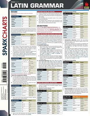 Book cover for Latin Grammar (Sparkcharts)