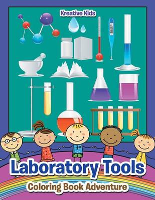 Book cover for Laboratory Tools Coloring Book Adventure