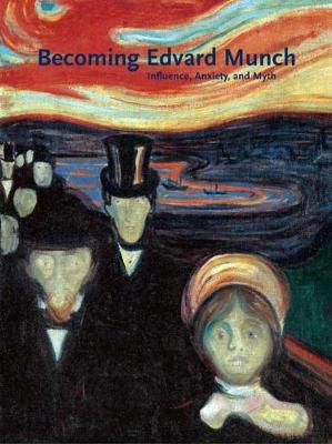 Book cover for Becoming Edvard Munch