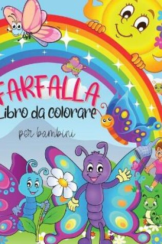 Cover of Farfalla libro da colorare per bambini