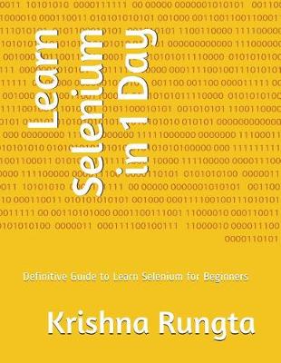 Book cover for Learn Selenium in 1 Day