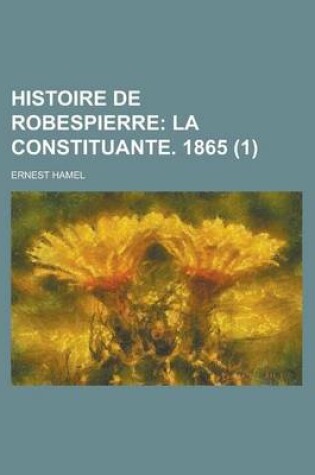 Cover of Histoire de Robespierre (1)